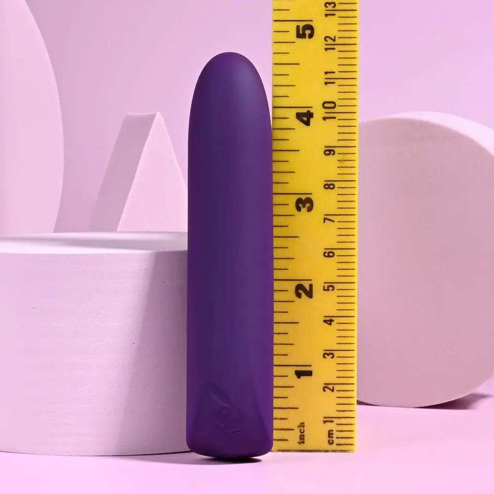 Playboy Pleasure ONE & ONLY -  12 cm USB Rechargeable Bullet Playboy Pleasure Discreet Intimate Essentials.