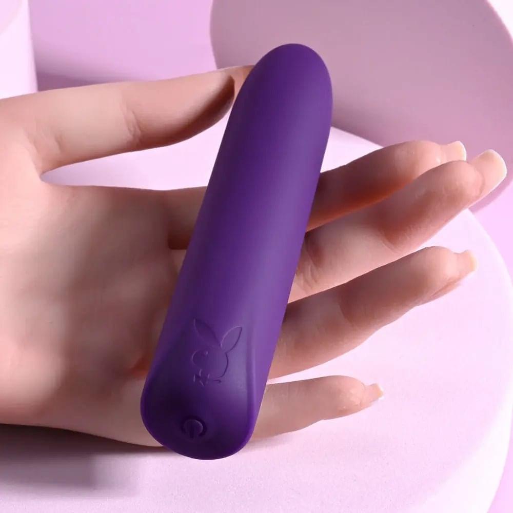 Playboy Pleasure ONE & ONLY -  12 cm USB Rechargeable Bullet Playboy Pleasure Discreet Intimate Essentials.
