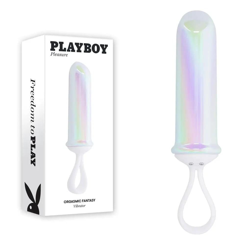 Playboy Pleasure ORGASMIC FANTASY - USB Rechargeable 13.5 cm Bullet Playboy Pleasure Discreet Intimate Essentials.