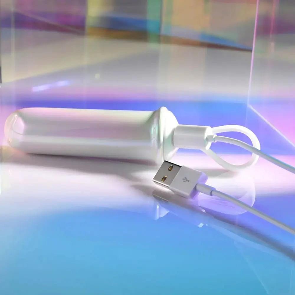 Playboy Pleasure ORGASMIC FANTASY - USB Rechargeable 13.5 cm Bullet Playboy Pleasure Discreet Intimate Essentials.
