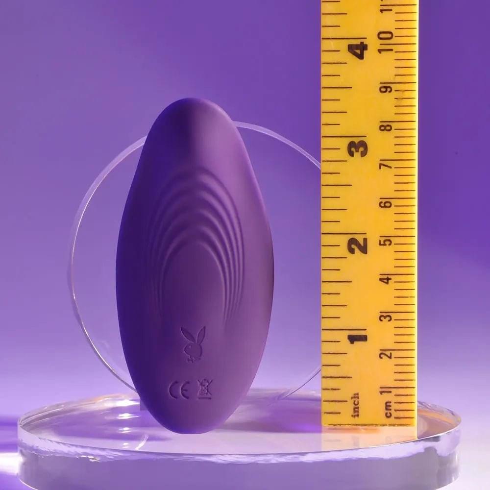 Playboy Pleasure OUR LITTLE SECRET -  USB Rechargeable Panty Vibrator with Wireless Remote Control Playboy Pleasure Discreet Intimate Essentials.
