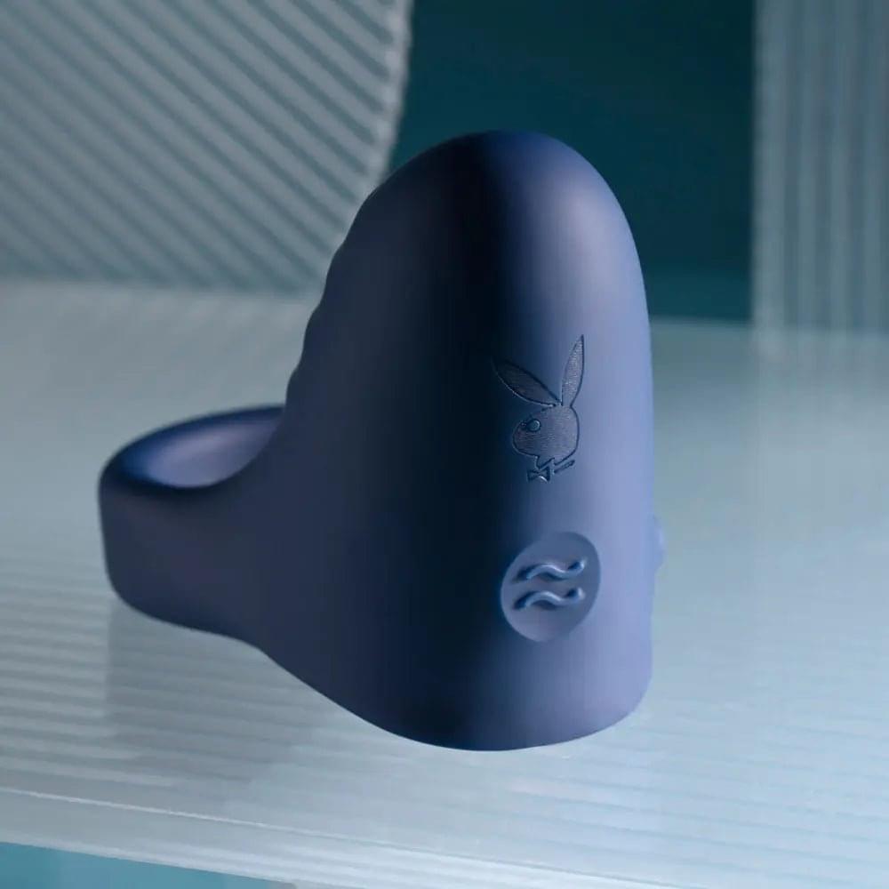 Playboy Pleasure PLEASURE POINT -  USB Rechargeable Vibrating Cock Ring Playboy Pleasure Discreet Intimate Essentials.
