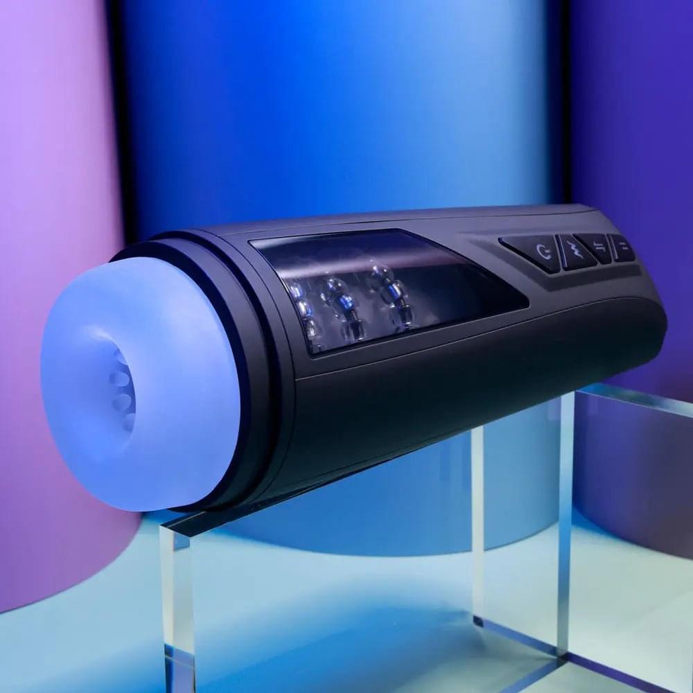 Playboy Pleasure PURSUIT OF PLEASURE - USB Rechargeable Vibrating Stroker Playboy Pleasure Discreet Intimate Essentials.
