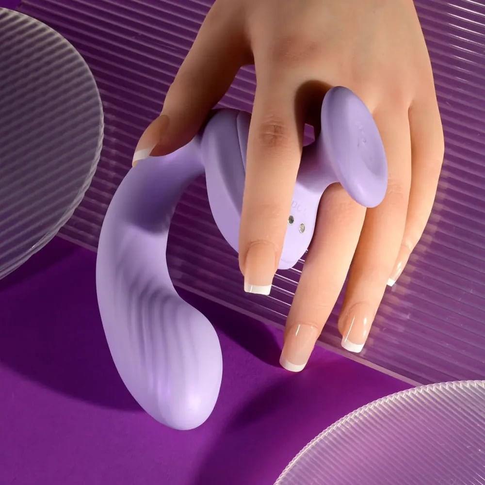 Playboy Pleasure REV ME UP -  USB Rechargeable Dual Motor Curved Vibrator Playboy Pleasure Discreet Intimate Essentials.