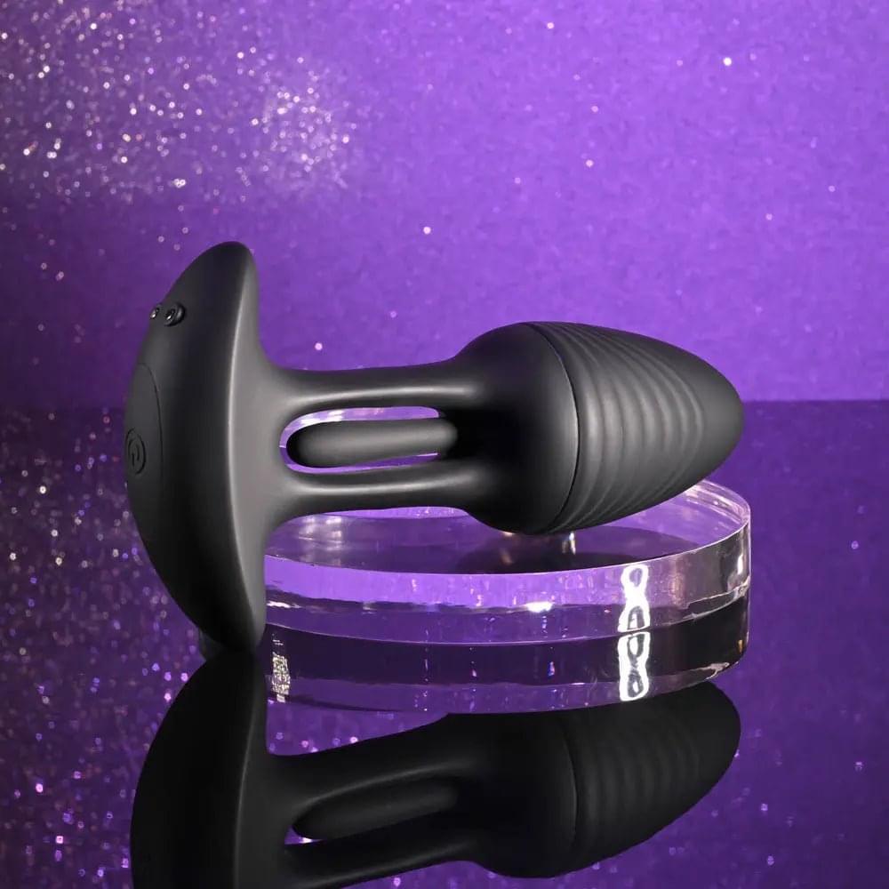 Playboy Pleasure RIM SHOT -  11.4 cm USB Rechargeable Vibrating Butt Plug Playboy Pleasure Discreet Intimate Essentials.