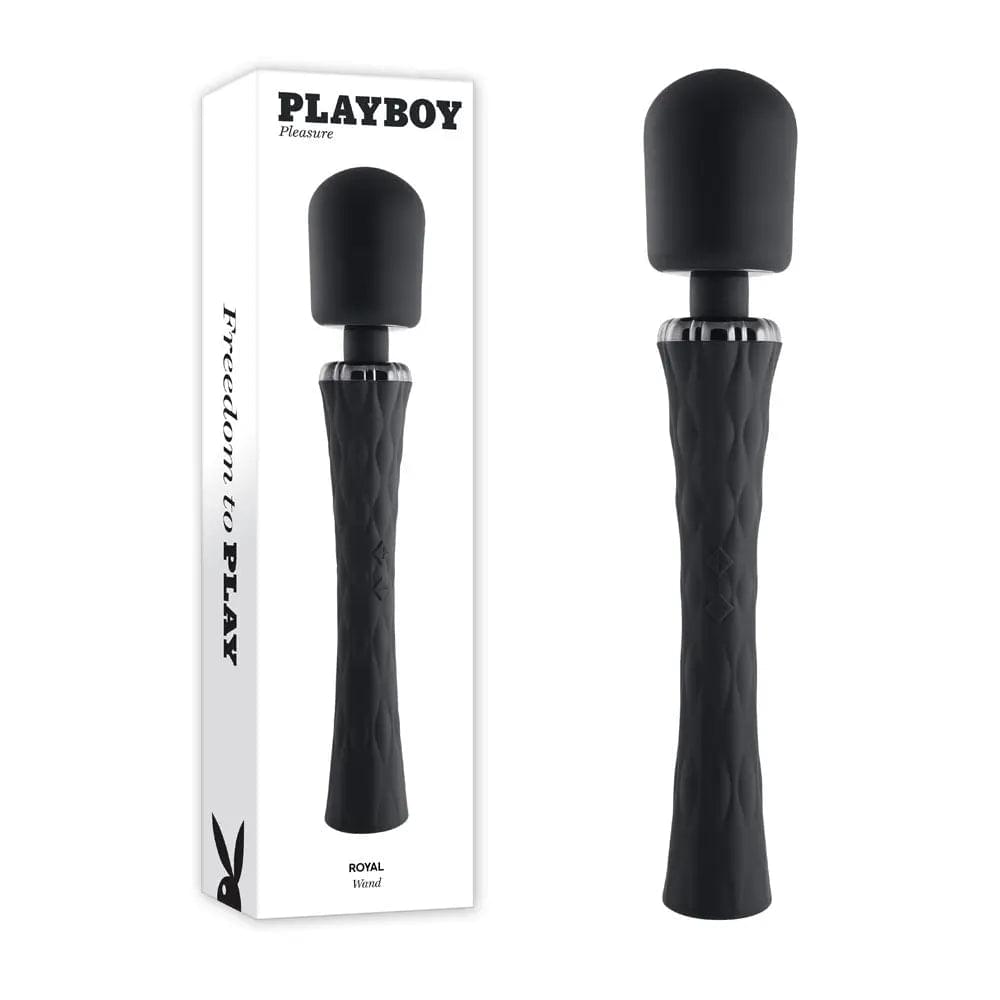 Playboy Pleasure ROYAL -  29.2 cm USB Rechargeable Massage Wand Playboy Pleasure Discreet Intimate Essentials.
