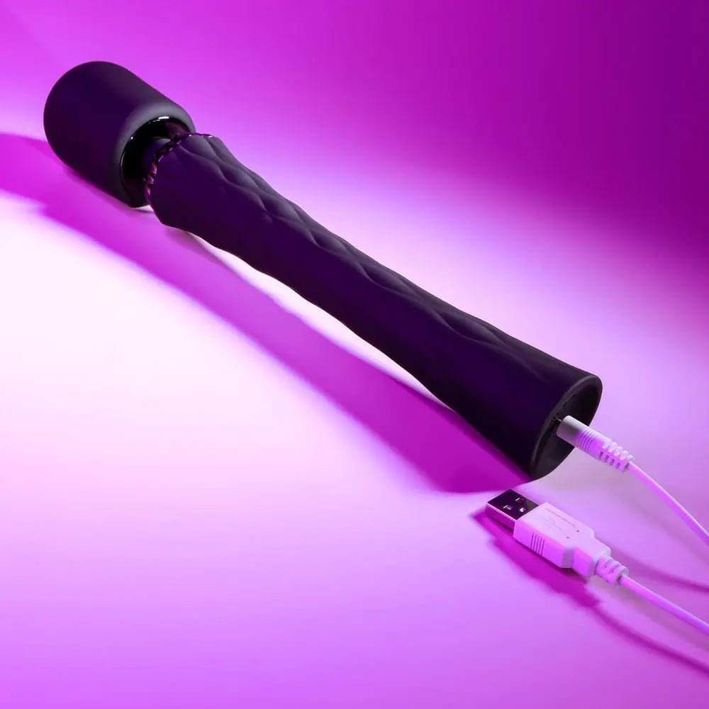 Playboy Pleasure ROYAL -  29.2 cm USB Rechargeable Massage Wand Playboy Pleasure Discreet Intimate Essentials.