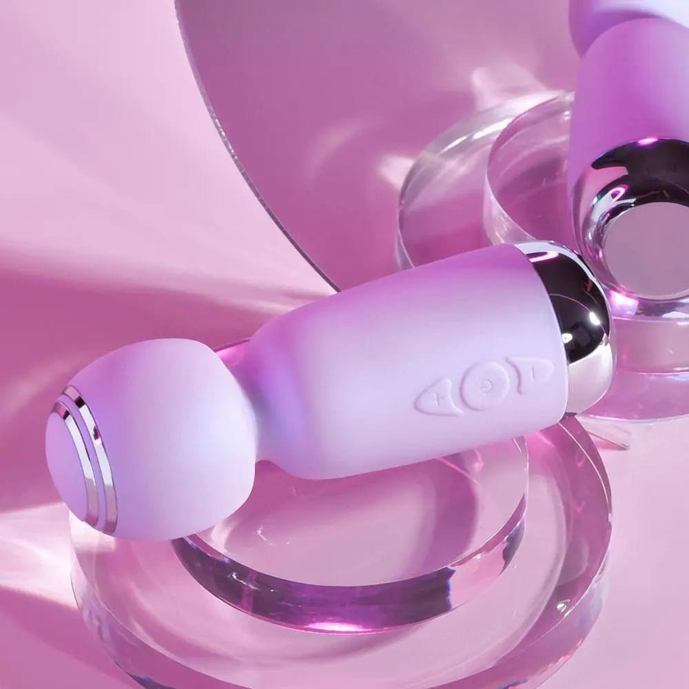 Playboy Pleasure ROYAL MINI - Lilac 12.5 cm USB Rechargeable Mini Wand Vibrator Playboy Pleasure Discreet Intimate Essentials.