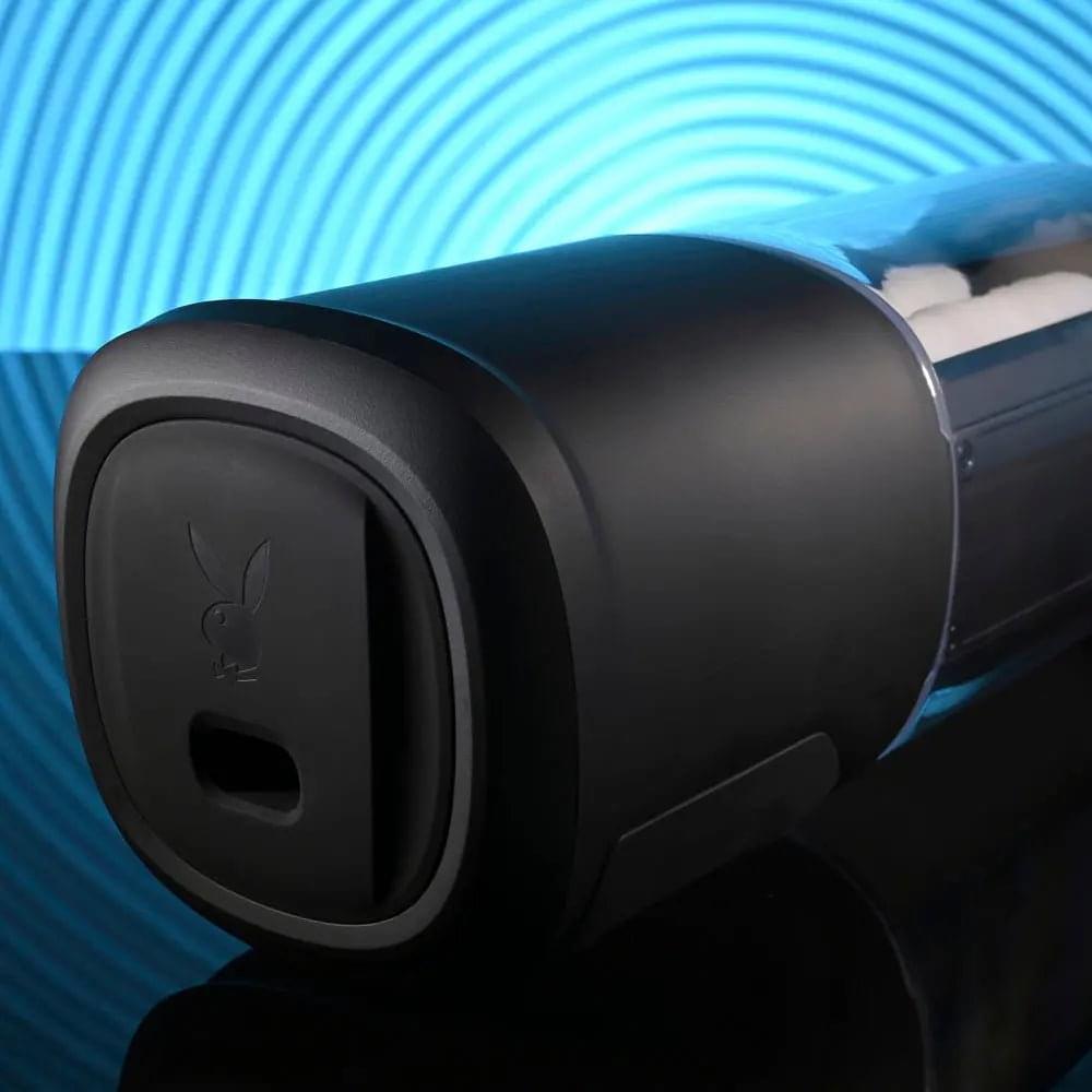 Playboy Pleasure SIDE PIECE - USB Rechargeable Warming Auto Stroker Playboy Pleasure Discreet Intimate Essentials.