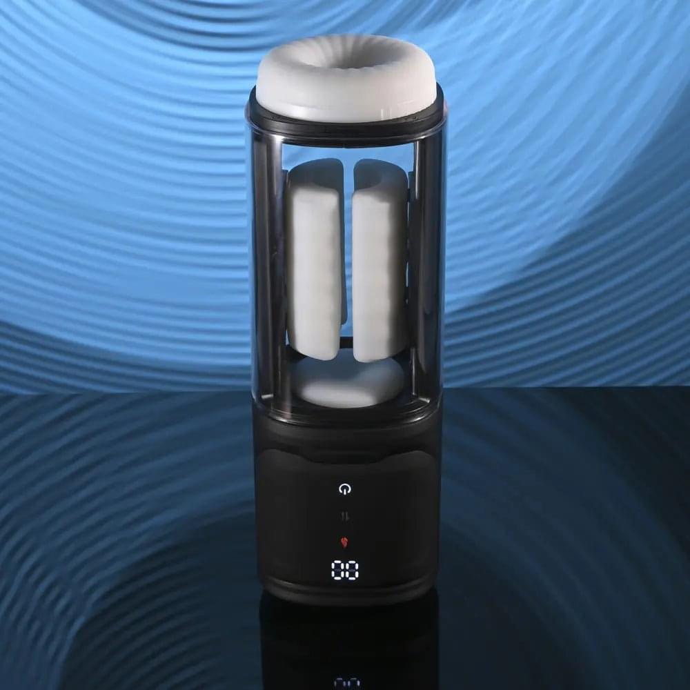 Playboy Pleasure SIDE PIECE - USB Rechargeable Warming Auto Stroker Playboy Pleasure Discreet Intimate Essentials.