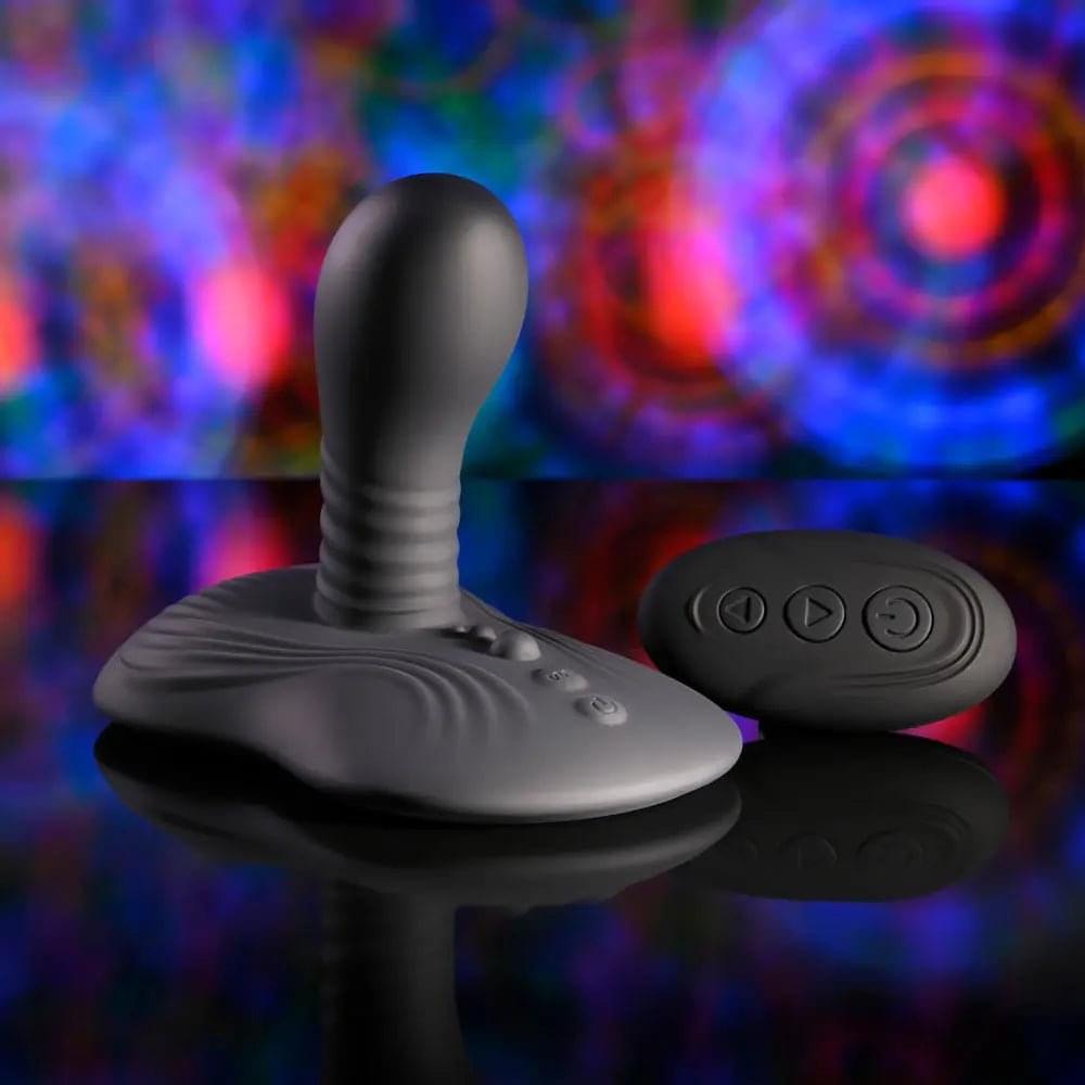 Playboy Pleasure SITTIN & SPINNIN -  USB Rechargeable Spinning Vibrator & Grinder Pad with Remote Playboy Pleasure Discreet Intimate Essentials.