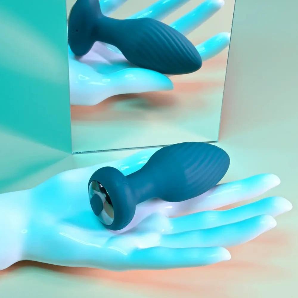 Playboy Pleasure SPINNING TAIL TEASER -  9.7 cm USB Rechargeable Vibrating & Rotating Butt Plug with Wireless Remote Playboy Pleasure Discreet Intimate Essentials.