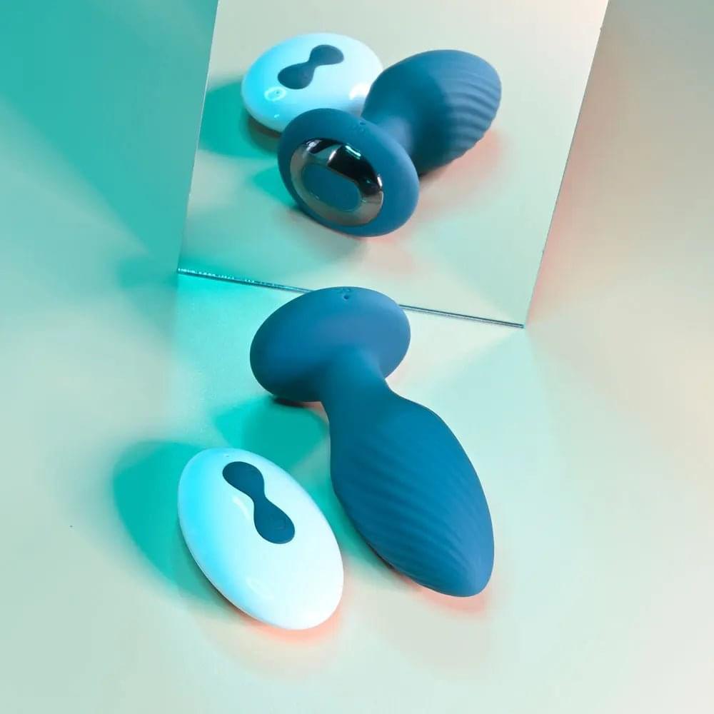Playboy Pleasure SPINNING TAIL TEASER -  9.7 cm USB Rechargeable Vibrating & Rotating Butt Plug with Wireless Remote Playboy Pleasure Discreet Intimate Essentials.