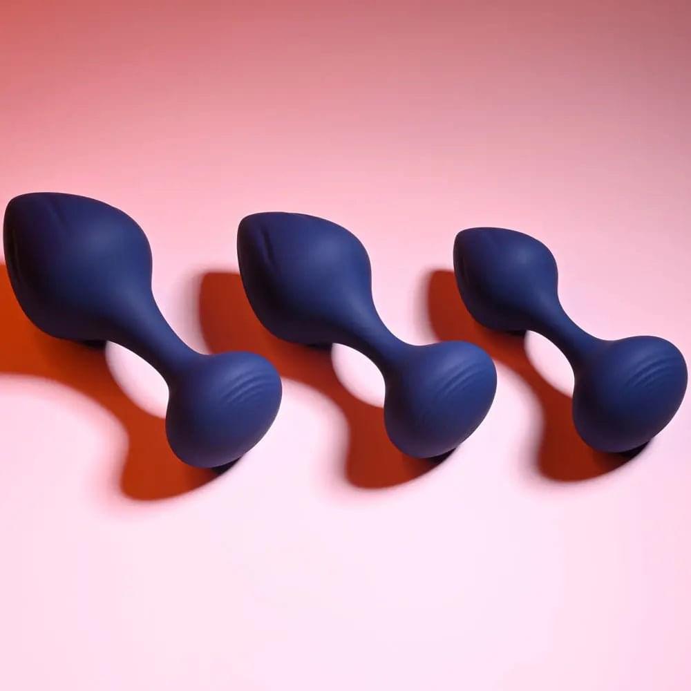 Playboy Pleasure TAIL TRAINER -  Butt Plugs - Set of 3 Sizes Playboy Pleasure Discreet Intimate Essentials.
