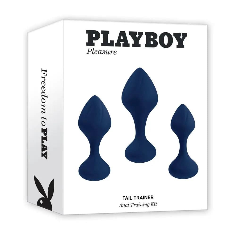 Playboy Pleasure TAIL TRAINER -  Butt Plugs - Set of 3 Sizes Playboy Pleasure Discreet Intimate Essentials.