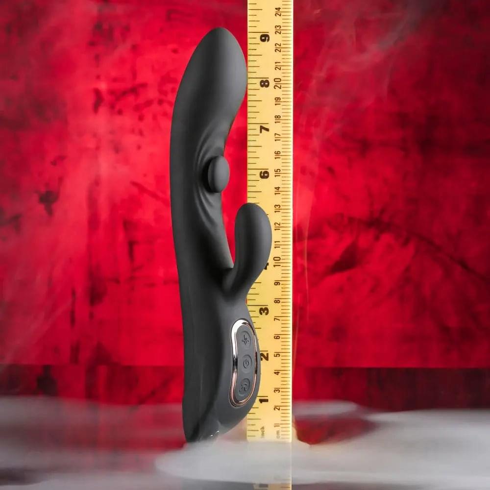 Playboy Pleasure THATS THE SPOT -  23.3 cm USB Rechargeable Rabbit Vibrator with G-Spot Tapper Playboy Pleasure Discreet Intimate Essentials.