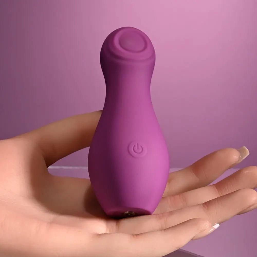 Playboy Pleasure THE JET SET - TAPPING -  10.2 cm Tapping Stimulator with Charging Case Playboy Pleasure Discreet Intimate Essentials.