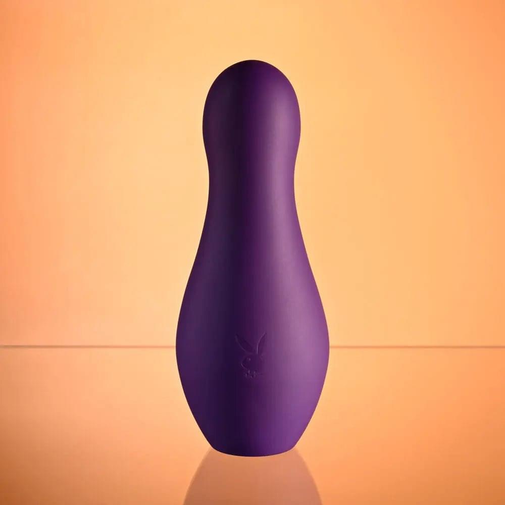 Playboy Pleasure THE JET SET - VIBRATOR -  10.2 cm Vibrator with Self Charging Case Playboy Pleasure Discreet Intimate Essentials.