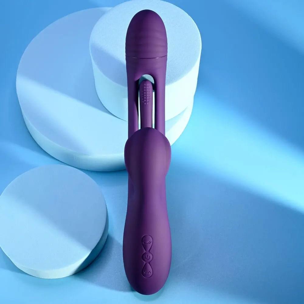 Playboy Pleasure THE THRILL -  24.4 cm USB Rechargeable Rabbit Vibrator Playboy Pleasure Discreet Intimate Essentials.