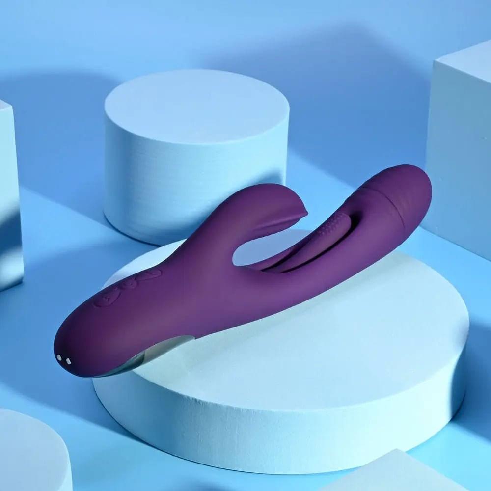 Playboy Pleasure THE THRILL -  24.4 cm USB Rechargeable Rabbit Vibrator Playboy Pleasure Discreet Intimate Essentials.