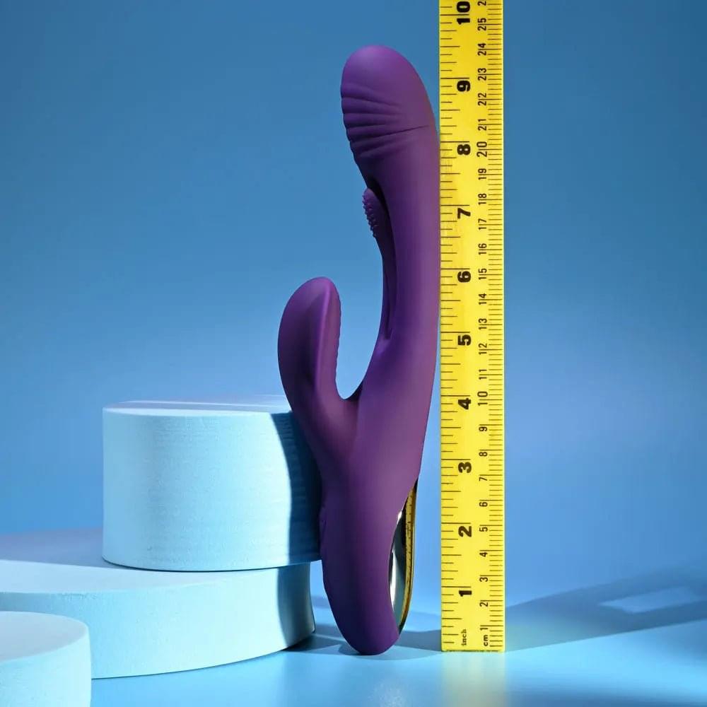 Playboy Pleasure THE THRILL -  24.4 cm USB Rechargeable Rabbit Vibrator Playboy Pleasure Discreet Intimate Essentials.