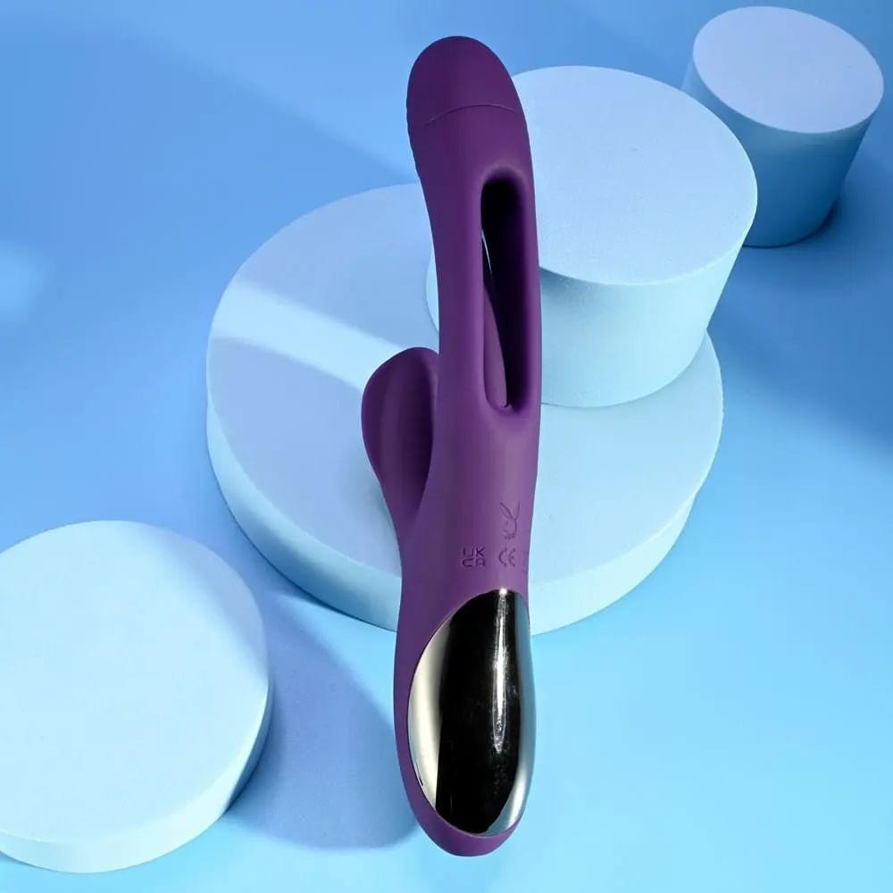 Playboy Pleasure THE THRILL -  24.4 cm USB Rechargeable Rabbit Vibrator Playboy Pleasure Discreet Intimate Essentials.