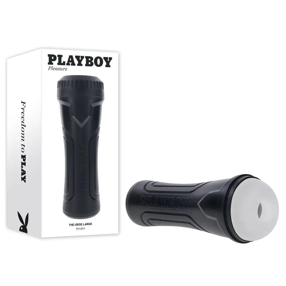 Playboy Pleasure THE URGE LARGE - Clear Stroker Playboy Pleasure Discreet Intimate Essentials.