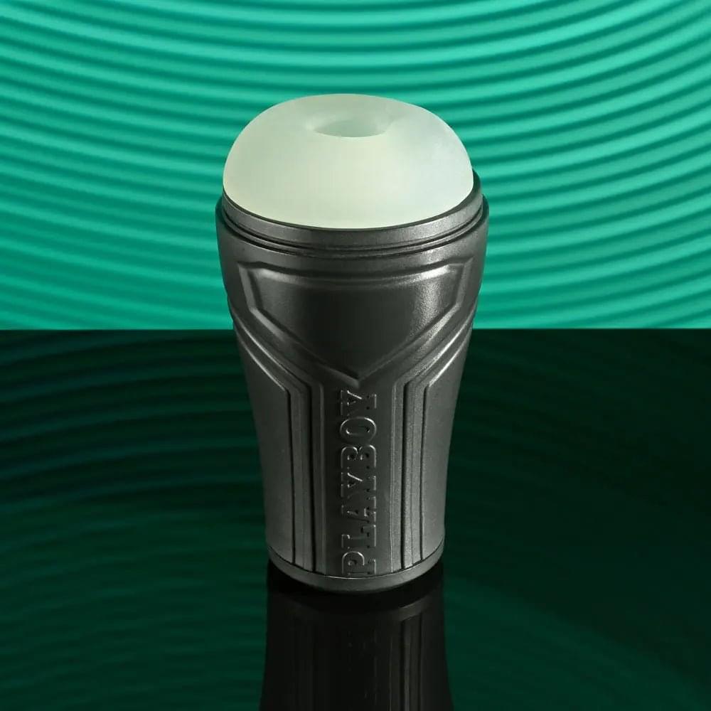 Playboy Pleasure THE URGE SMALL - Clear Small Stroker Playboy Pleasure Discreet Intimate Essentials.