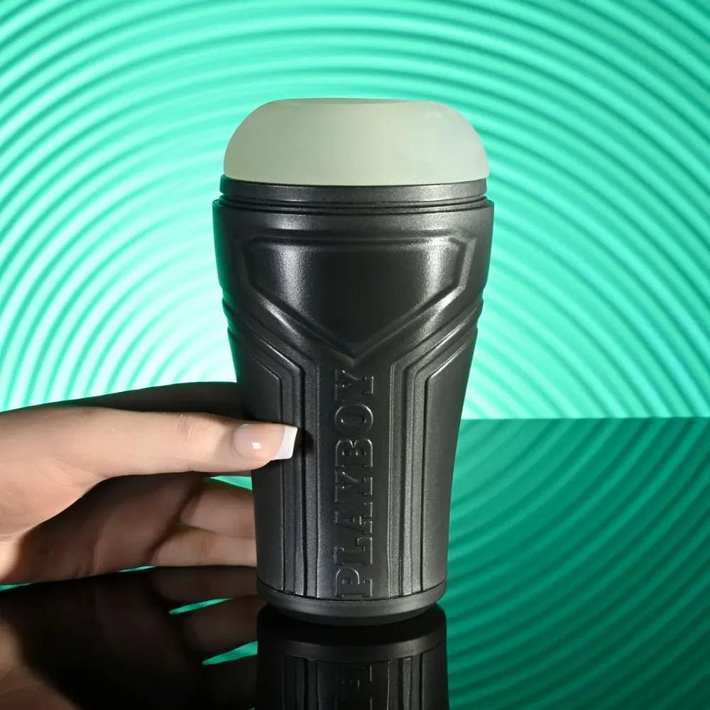 Playboy Pleasure THE URGE SMALL - Clear Small Stroker Playboy Pleasure Discreet Intimate Essentials.