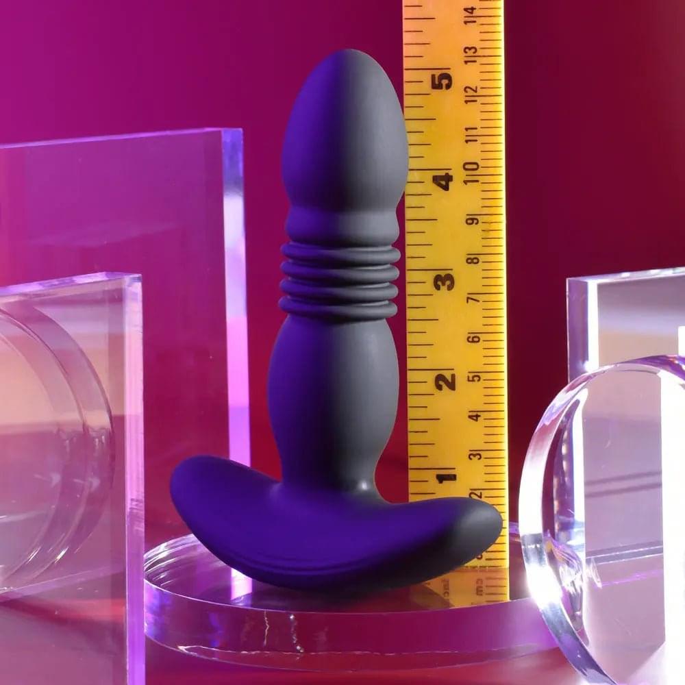 Playboy Pleasure TRUST THE THRUST -  13.7 cm USB Rechargeable Thrusting Butt Plug with Wireless Remote Playboy Pleasure Discreet Intimate Essentials.