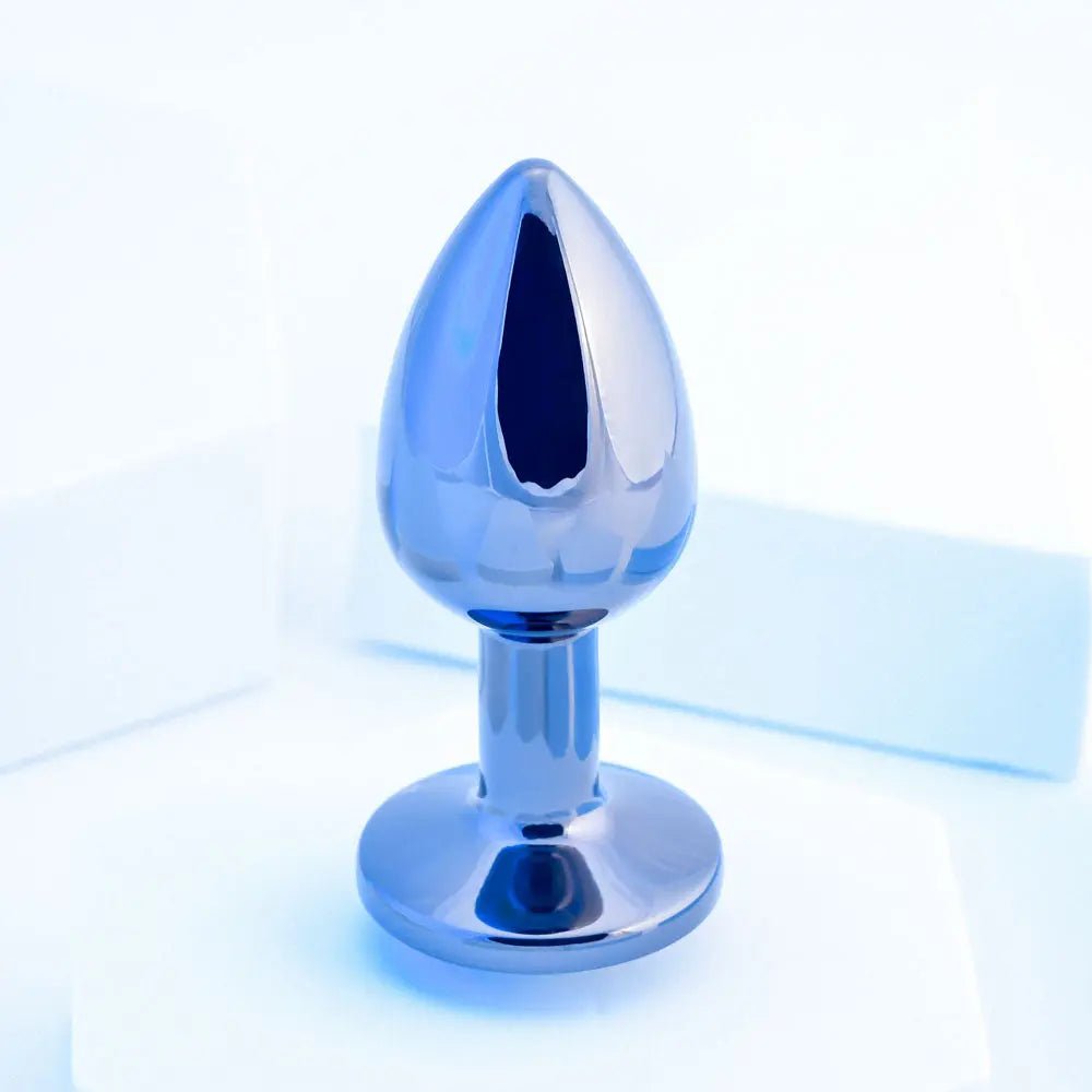 Shop affordable quality Playboy Pleasure TUX - Small - Metal 7.4 cm Small Butt Plug - Discreet Intimate Essentials - ANAL TOYS - Playboy Pleasure