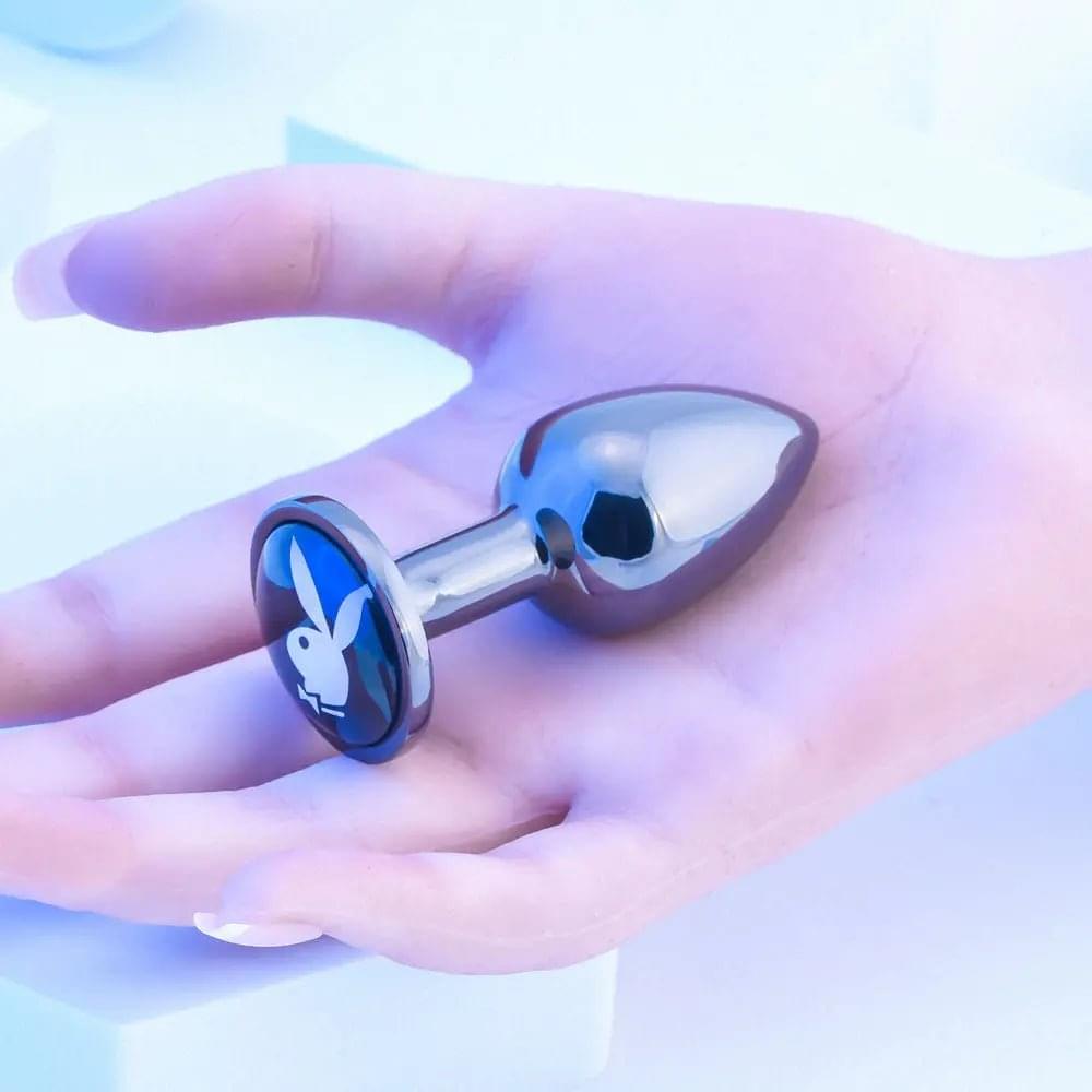 Playboy Pleasure TUX - Small - Metal 7.4 cm Small Butt Plug Playboy Pleasure Discreet Intimate Essentials.