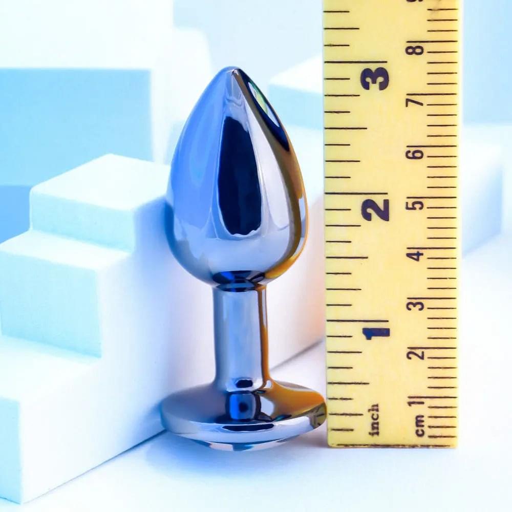 Playboy Pleasure TUX - Small - Metal 7.4 cm Small Butt Plug Playboy Pleasure Discreet Intimate Essentials.