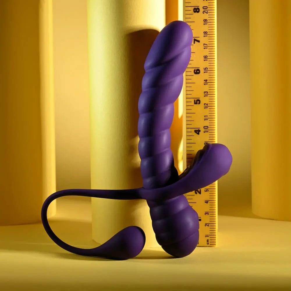 Playboy Pleasure TWISTED PLAYGROUND -  USB Rechargeable Vibrator and Cock Ring Kit Playboy Pleasure Discreet Intimate Essentials.