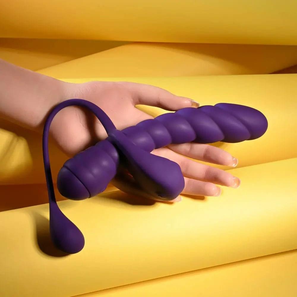 Playboy Pleasure TWISTED PLAYGROUND -  USB Rechargeable Vibrator and Cock Ring Kit Playboy Pleasure Discreet Intimate Essentials.
