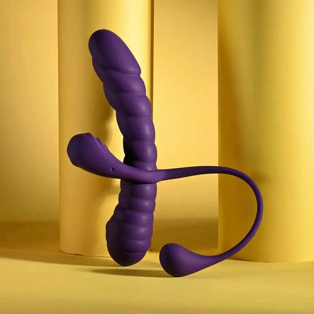 Playboy Pleasure TWISTED PLAYGROUND -  USB Rechargeable Vibrator and Cock Ring Kit Playboy Pleasure Discreet Intimate Essentials.