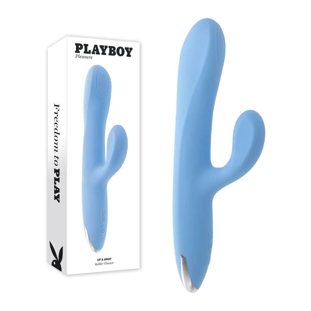 Playboy Pleasure UP AND AWAY -  26.7 cm USB Rechargeable Rabbit Vibrator Playboy Pleasure Discreet Intimate Essentials.