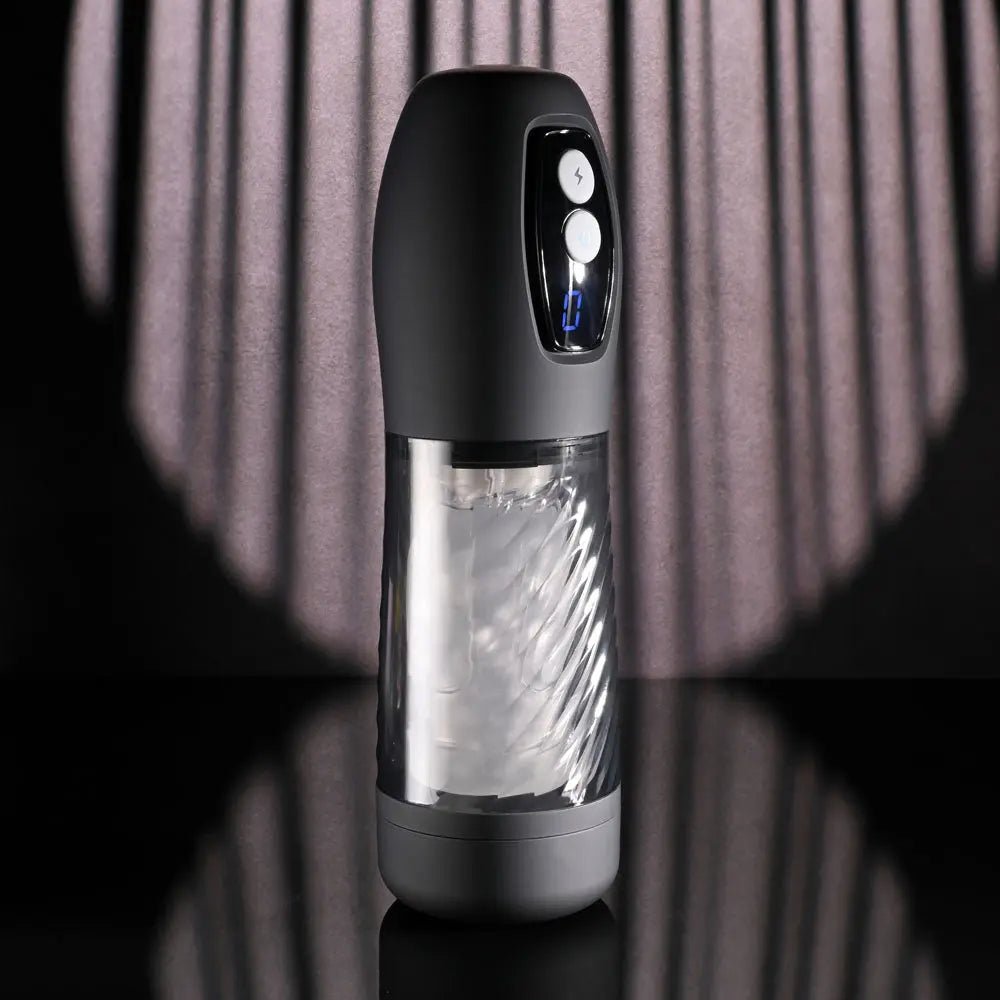 Shop affordable quality Playboy Pleasure WHIRLWIND - USB Rechargeable Thrusting and Spinning Auto Stroker - Discreet Intimate Essentials - MASTURBATORS - Playboy Pleasure