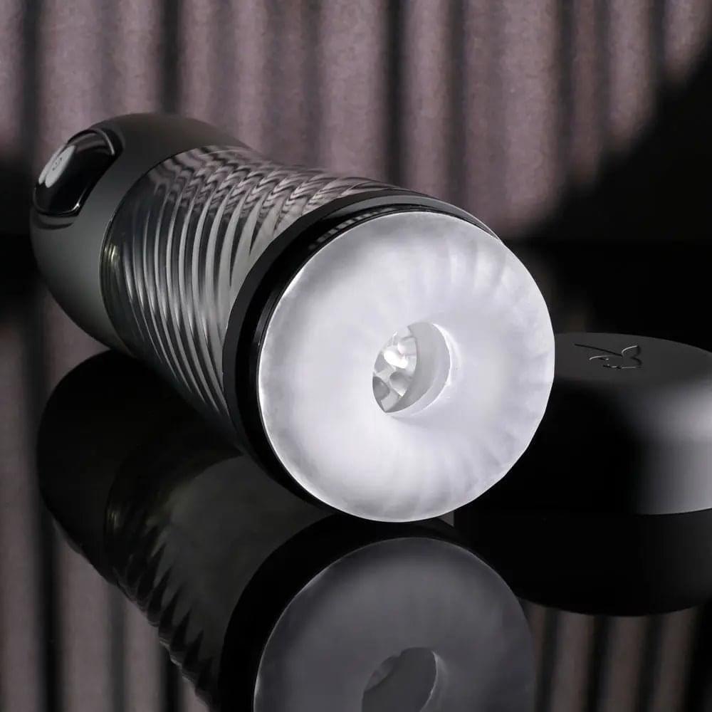 Playboy Pleasure WHIRLWIND -  USB Rechargeable Thrusting and Spinning Auto Stroker Playboy Pleasure Discreet Intimate Essentials.