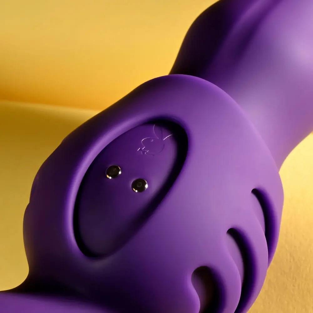 Playboy Pleasure WIGGLE IT -  23.9 cm USB Rechargeable Wiggling Vibrator Playboy Pleasure Discreet Intimate Essentials.