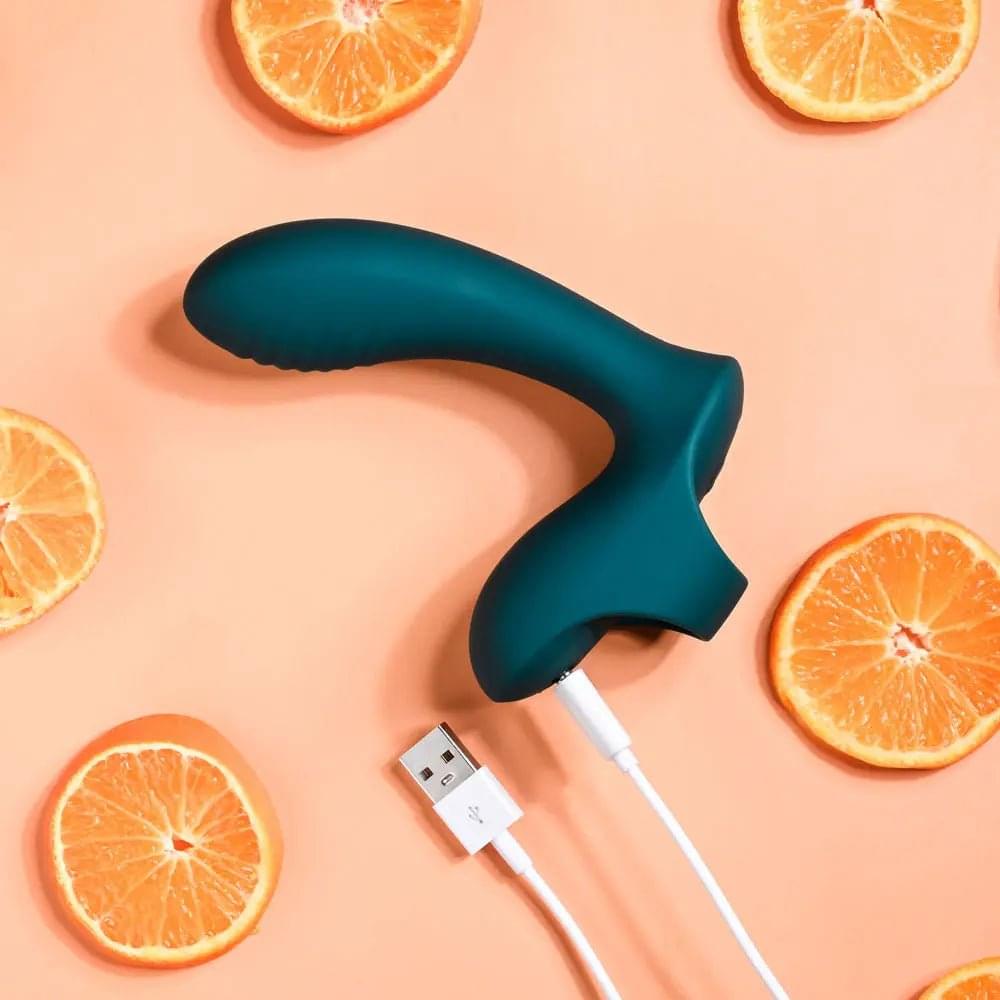 Playboy Pleasure WRAPPED AROUND YOUR FINGER -  USB Rechargeable Finger Stimulator Playboy Pleasure Discreet Intimate Essentials.