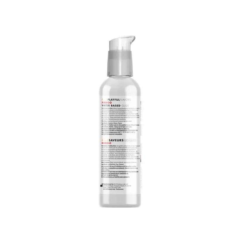 Playful Flavours 4 In 1 Mango 4oz/118ml Swiss Navy Discreet Intimate Essentials.