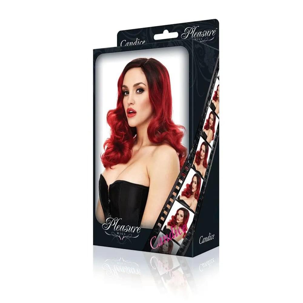PLEASURE WIGS Candice - /Black - /Black Wig Xgen Products Discreet Intimate Essentials.