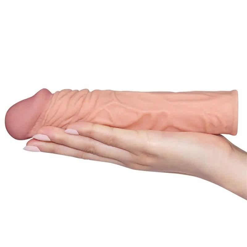 Pleasure X-Tender 2'' Sleeve -  5.1 cm (2'') Penis Extension Sleeve Lovetoy Discreet Intimate Essentials.