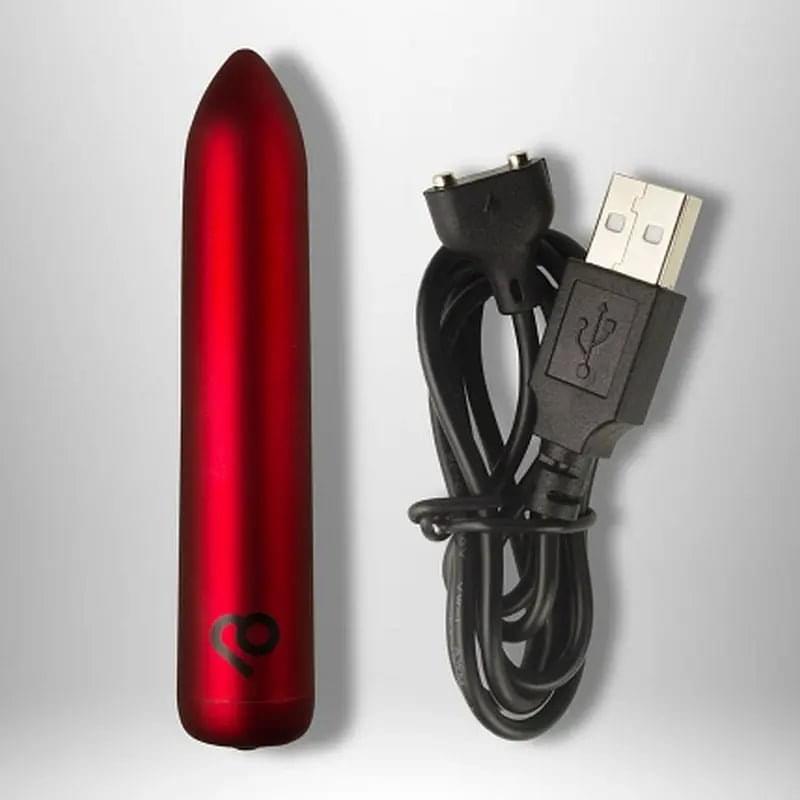 Poppy Red Rechargeable Bullet Rocks Off Discreet Intimate Essentials.