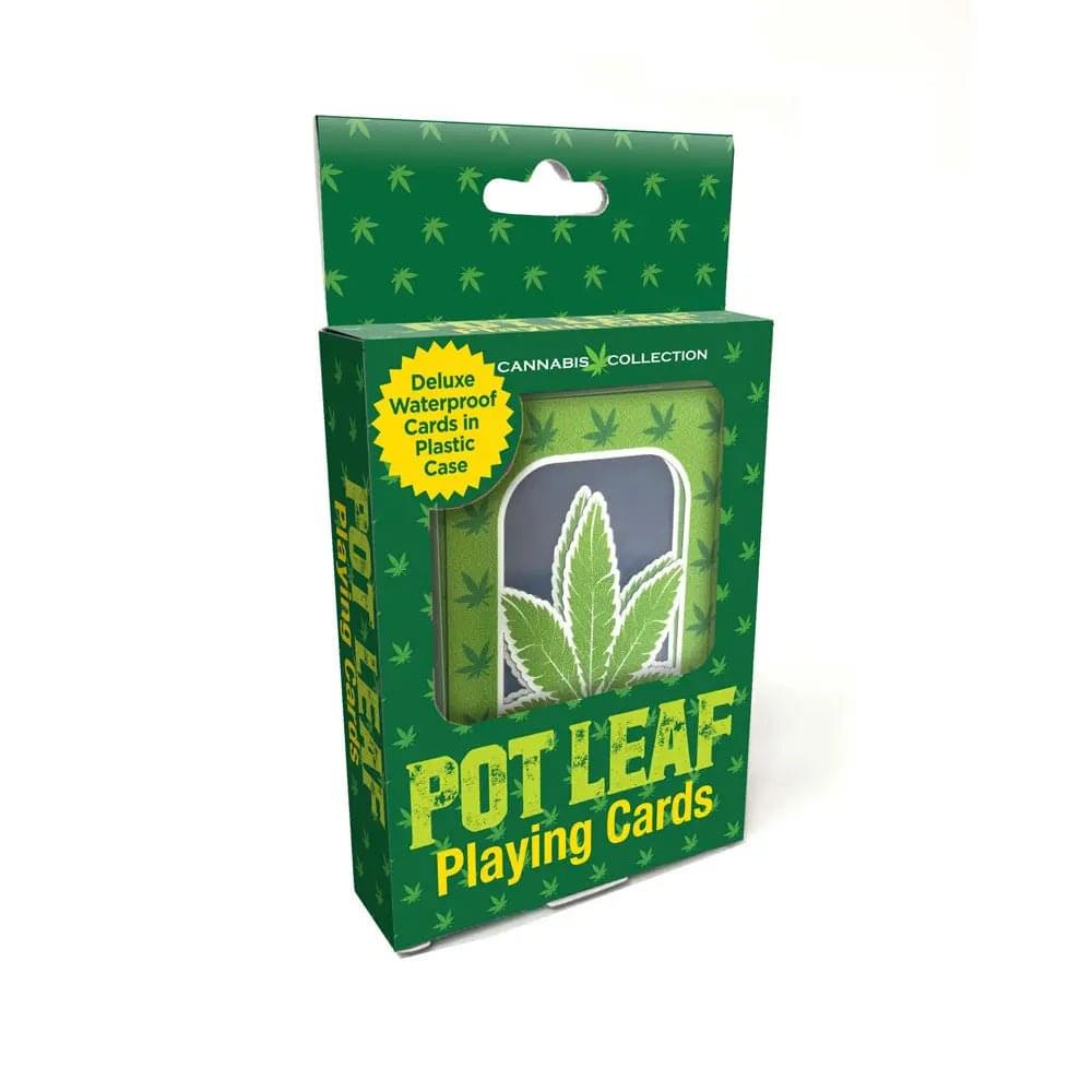 Pot Leaf Playing Cards - Waterproof Novelty Playing Cards Little Genie Discreet Intimate Essentials.