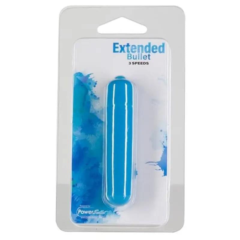 Power Bullet Extended 9cm 3 Speed Teal PowerBullet Discreet Intimate Essentials.