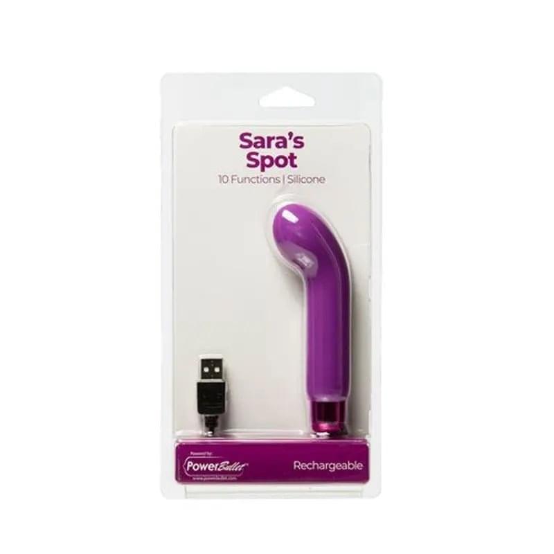 Power Bullet Sara’s Spot Vibrator Purple PowerBullet Discreet Intimate Essentials.