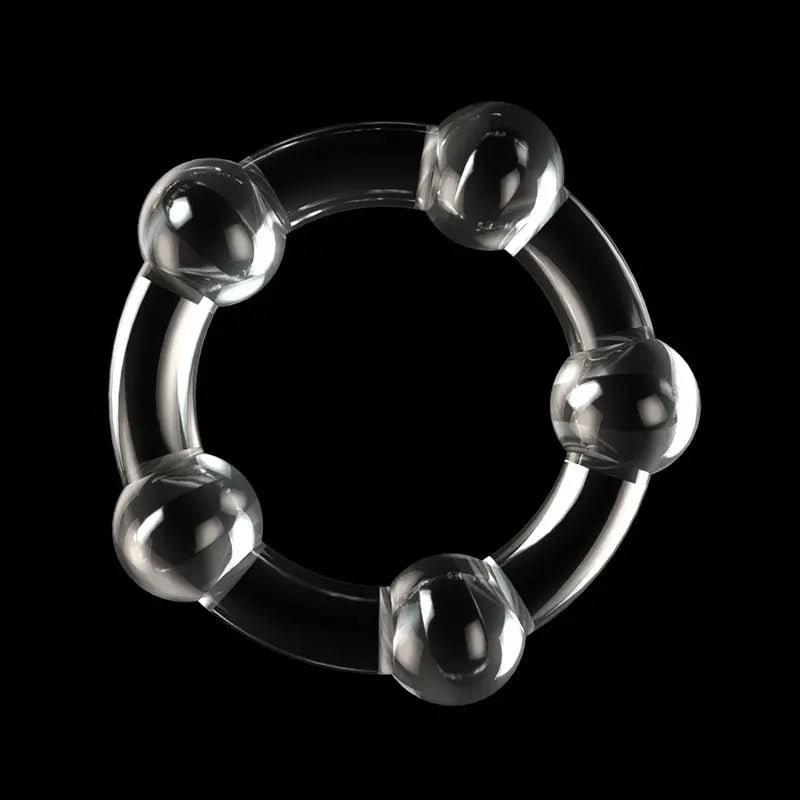 Power Plus Triple Beaded Ring Set -  Cock Rings - Set of 3 Lovetoy Discreet Intimate Essentials.