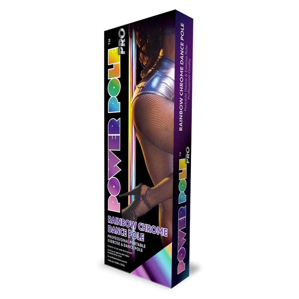 Power Pole Pro - Rainbow - Rainbow Chrome Dance Pole Kit XGEN Products Discreet Intimate Essentials.